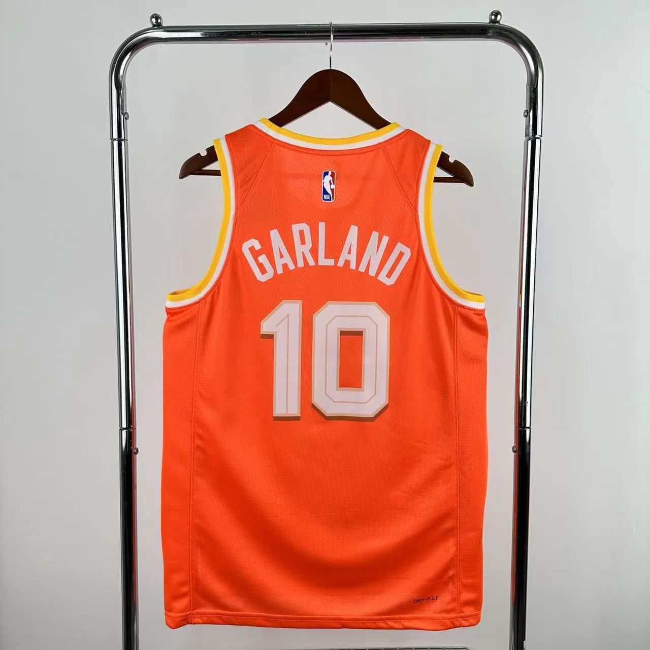 Men Cleveland Cavaliers #10 Garland Orange Nike City Edition Season 2026 NBA Jersey